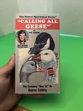 Calling All Geese With Paul Newsom VHS TAPE RARE BIRD HUNTING CALLING TESTED