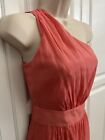 The Limited Party Dress Size 2 Coral Peach Color One Shoulder Strap Knee Length