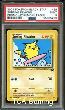 PSA 9 MINT Surfing Pikachu # 28 WOTC Black Star Promo Pokemon Card