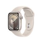 Apple Watch Series 9 41mm Aluminum Case with Sport Band - Starlight, M/L...