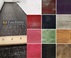 CROCODILE VINYL TOLEX FABRIC ALLIE UPHOLSTERY BY THE YARD IN 9 COLORS