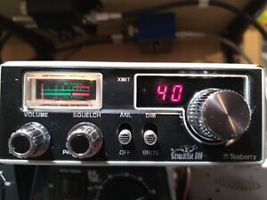 Vintage Teaberry Stalker III 40 Channel CB Radio with New Mic