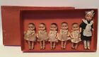 New ListingAntique Lot of 5 DIONNE QUINTUPLET Dolls in Dress with Nurse in Original Box