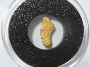 Genuine Gold Nugget  .293 Gram Raw and unaltered Nice Long Shape