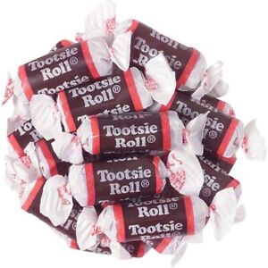 1/2 Ib Tootsie Roll Midgees Original Chocolate Candy Chews CANDY FREE SHIPPING