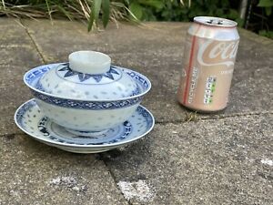 New ListingChinese Blue & White Porcelain Bowl with Lid