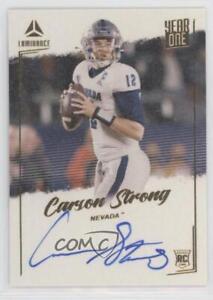 2022 Panini Luminance Year One Signatures RPS Carson Strong Rookie Auto RC