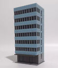 1/160 N Scale Buildings Train Railway Layout Modern Office Model Blue DIY House