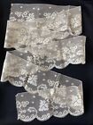 New ListingANTIQUE LACE WIDE HANDMADE UNUSED VALENCIENNES LACE EDGING WITH ORIGINAL TAGS