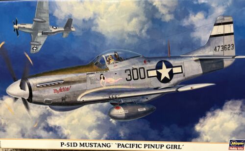 1/48 Hasegawa P-51D Mustang 'Pacific Pinup Girl' Model Kit #09903