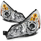 For 2010-2014 Subaru Outback & Legacy Pair Chrome Projector Headlight Assembly