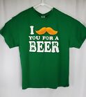 T-Shirt Delta Green I Mustache You for a Beer Great Saint Patrick's Day XL