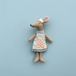 New ListingTiny Nurse Mouse Cloth Toy Doll Little Mice Soft Plushies For Maileg Collection