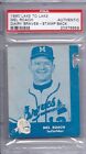 1960 Lake to Lake Dairy Braves Mel Roach Stamp Back PSA Authentic