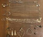 Vintage To Modern Costume Fashion Jewelry Lot All Wearable Estate Items Chains