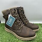 CLIFFS BY WHITE MOUNTAIN Women’s Size 9 WIDE Hearty Hiking Winter Boots Stone