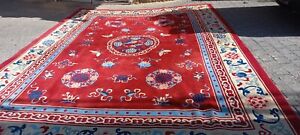 China PRC carpet rugs 3×4 meter 1960s  ковер Китай ручная работа шерсть