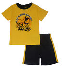 Batman Toddler Boys S/S Yellow Top 2pc Short Set Size 2T 3T 4T