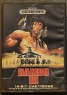 Rambo III Sega Genesis CIB complete with cartridge, box, and manual