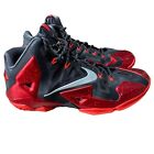 Nike LeBron 11 Away Miami Heat Red Mens Basketball Shoes Sneakers Size 12