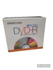Memorex DVD-R 10 pk 16x 4.7GB 120min Recordable Media Discs With Cases Movies