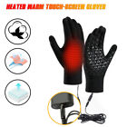 Winter Electric Mitten Heated Gloves Full Finger Warmer USB Rechargeable Mittens