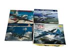 Lot Of 4 Vintage WW2 Plastic Model Plane aircrafts airplane kits old 1:72 #120