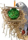 1735 Foraging Wiggly Bird Toy parrot toys cages shred cockatiel african grey