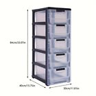 New Listing5-Drawer Stackable Storage Cabinet - Large Capacity Organizer for Clothes