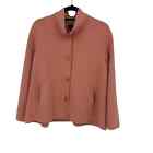 Talbots Italian merino wool cardigan jacket size 3X coral 3 button
