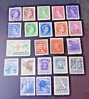 New ListingStamps  CANADA  ( 22 )   Royalty  &  Fauna   1950  -  1956