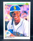 KEN GRIFFEY JR. - 1990 Upper Deck Baseball #156 2ND YEAR - SEATTLE MARINERS