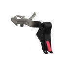 Agency Arms Glock Gen 5 Drop-In Flat-Faced Aluminum Trigger & Bar - Black / Red