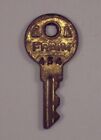 Vintage Fraim Cylinder Lock Company Key # 454 Brass Original OEM USA