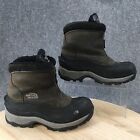 The North Face Snow Boots Womens 8.5 Winter Shearling 551044 Gray Waterproof Zip