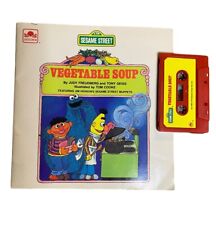 Sesame Street Read-Along Book & Cassette Jim Henson Vegetable Soup 1983 Vintage