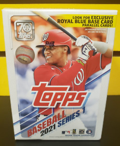 2021 Topps Series 1 Baseball BLASTER BOX Factory Sealed 7 Pack MLB - Patch Cards