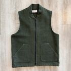 Filson Mackinaw 100% Virgin Wool Vest Liner Forest Green USA Made Size M/ L