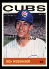 New ListingDon Kessinger Chicago Cubs 1964  Style Custom Made Baseball Art Card