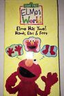 Elmo's World VHS Elmo Has Two Hands Ears & Feet-SESAME STREET-RARE-SHIPS N 24 HR