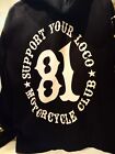 *RARE* Hell's Angels NWI Charter M Hoodie Support 81