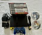 Sony PlayStation 2 PS2 Slim Console Lot Bundle Tested SCPH-70012