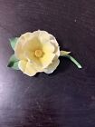 Vintage Capodimonte Yellow Flower 6 1/4