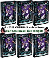 New ListingNew England Patriots Break 515 x6 2023 OBSIDIAN Football HOBBY BOX HALF CASE