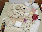 Large Lot of Vintage Lace Trim Edging Sewing Crafts Doll Making