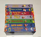 Dora The Explorer lot of 7 VHS Tapes Nick Jr Super Babies Star Adventure