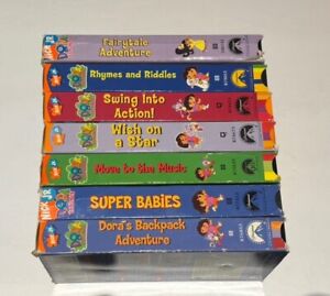Dora The Explorer lot of 7 VHS Tapes Nick Jr Super Babies Star Adventure