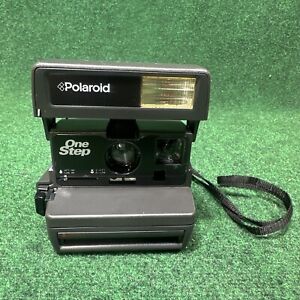 New ListingVintage Polaroid One Step Flash 600 Instant Film Camera with Strap Untested