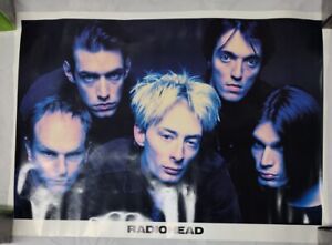 Vintage 90'S RADIOHEAD POSTER PYRAMID UK Import Never Used VG Cond. Official