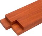 Pack of 4, African Padauk Cutting Board Lumber Kiln Dried Wood 3/4” x 2” x 36”
